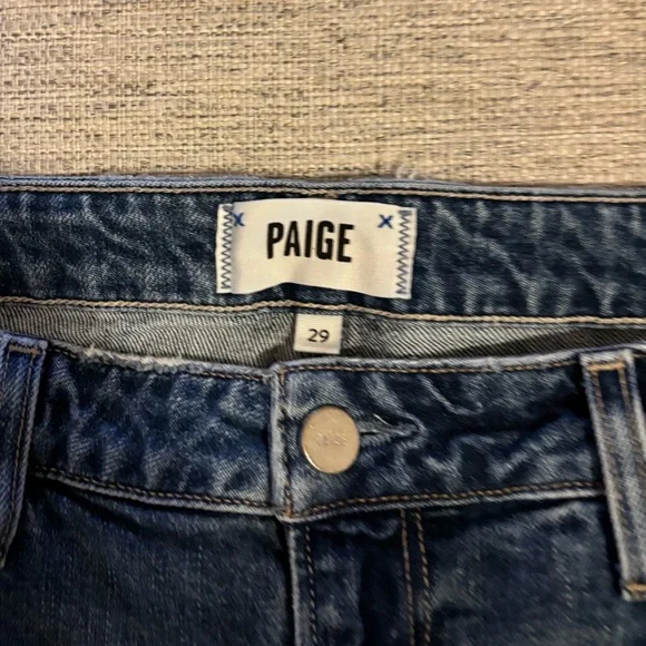 Paige Denim Sarah Straight Ankle Jeans - Picture 8 of 9